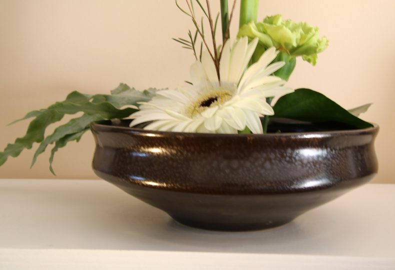 vase en tenmoku vase en tenmoku
